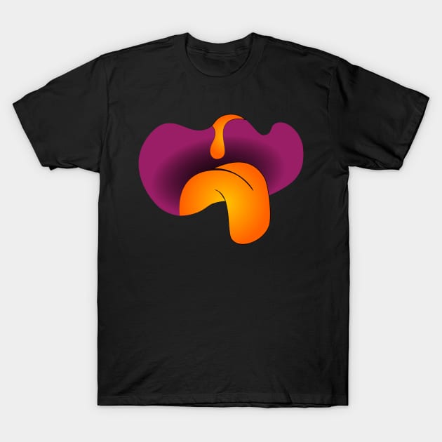 Halloween Funny Monster Mouth T-Shirt by Salma Ismail